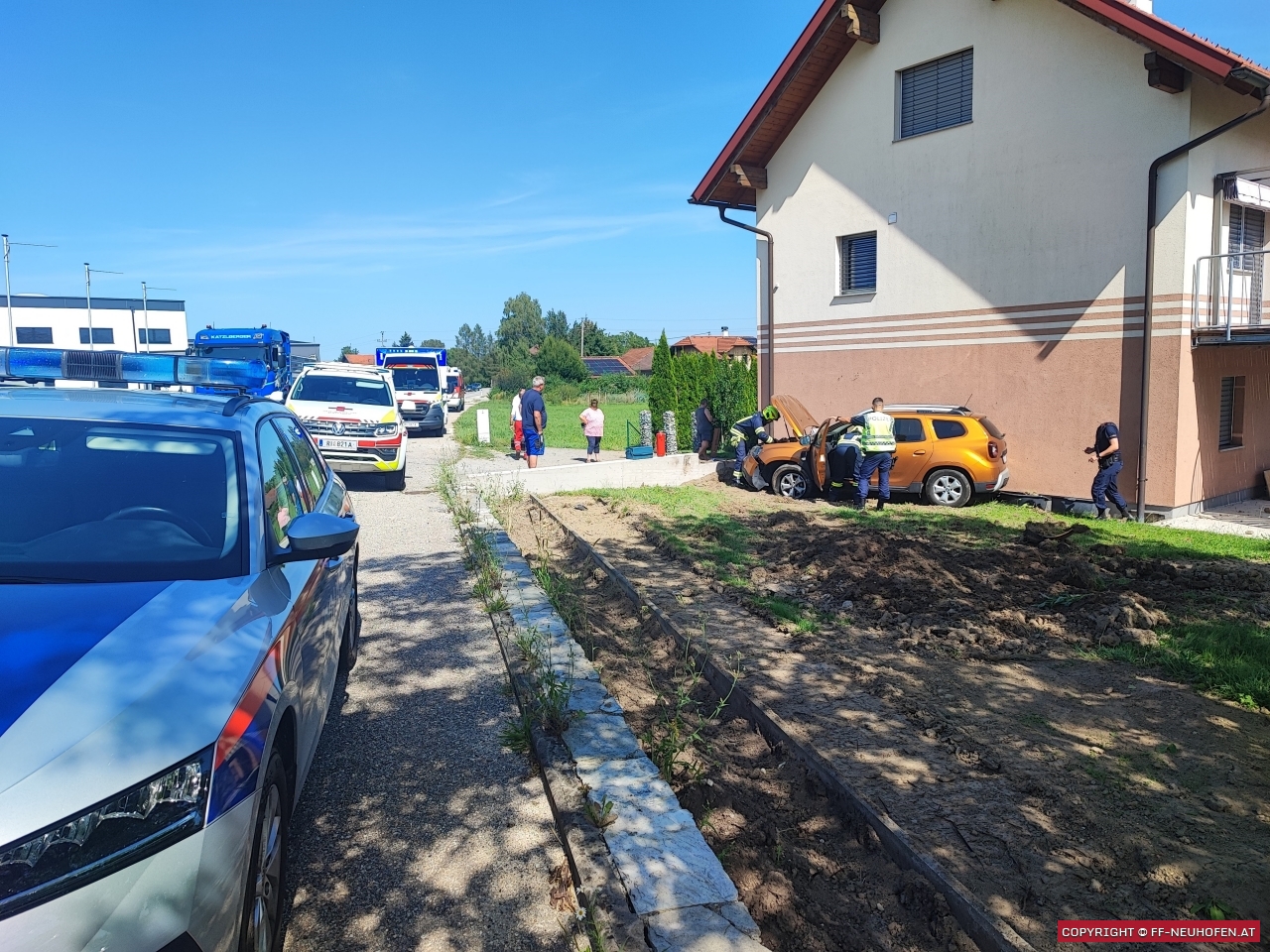 Verkehrsunfall Aufräumarbeiten, 31.07.2024